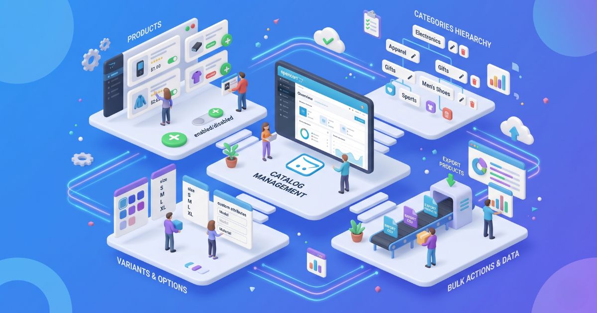 Διαχείριση καταλόγου OpenCart